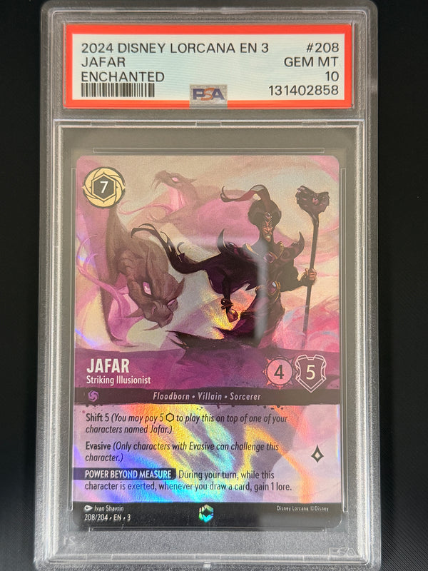 208 Jafar - Striking Illusionist Into the Inklands Enchanted PSA 10