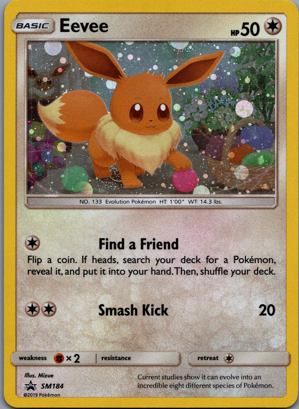 SM184 Eevee SM Black Star Promos Promo Near Mint