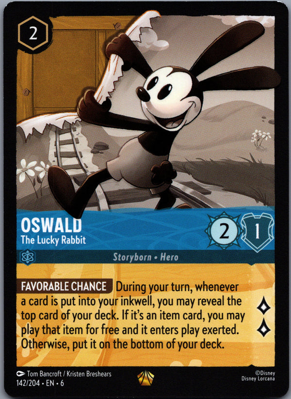 142 Oswald - The Lucky Rabbit Azurite Sea Legendary Near Mint