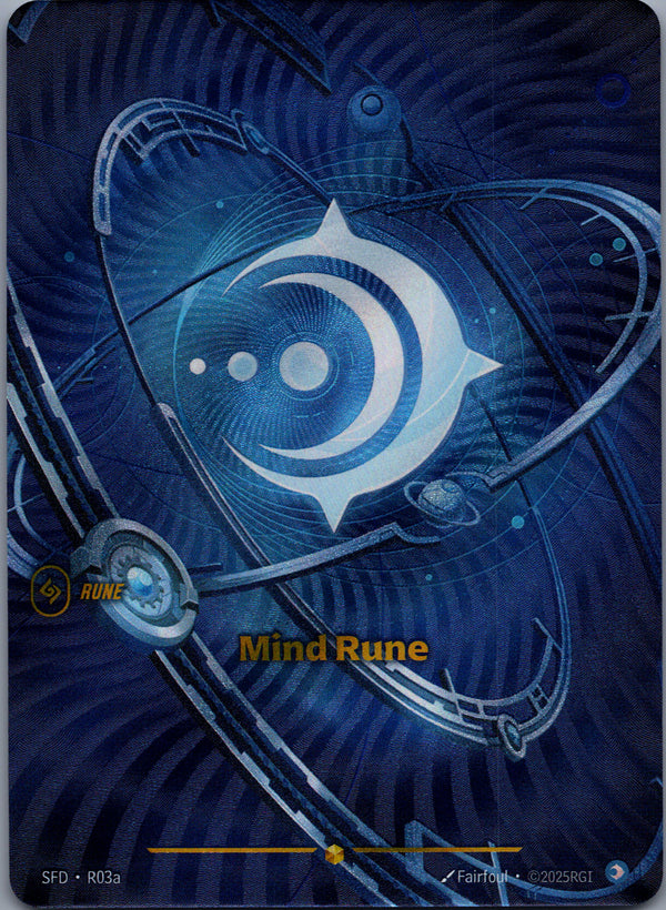 R03a Mind Rune [Alternate Art] Spiritforged Showcase Near Mint