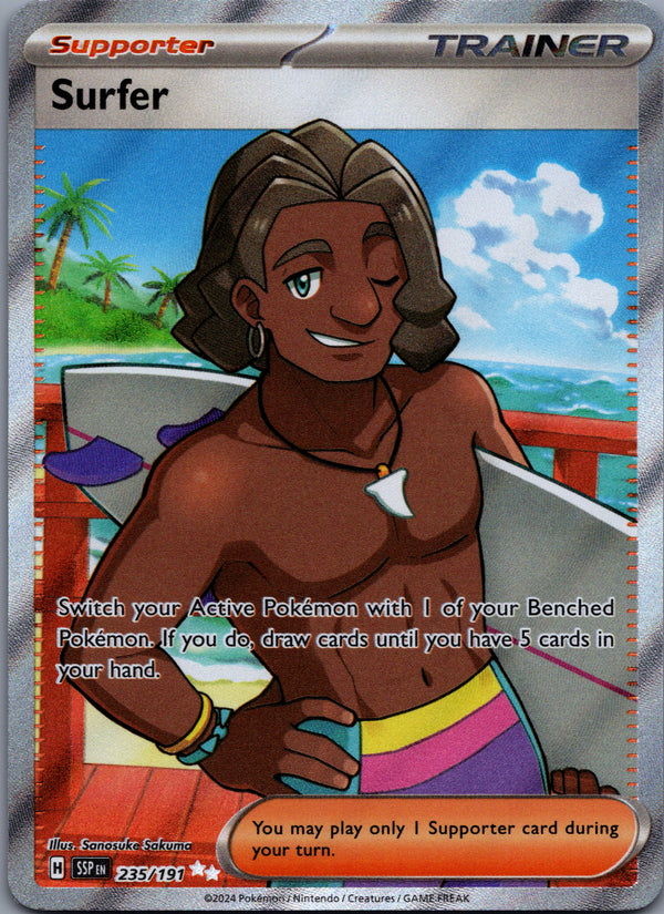 235 Surfer Surging Sparks Ultra Rare Near Mint