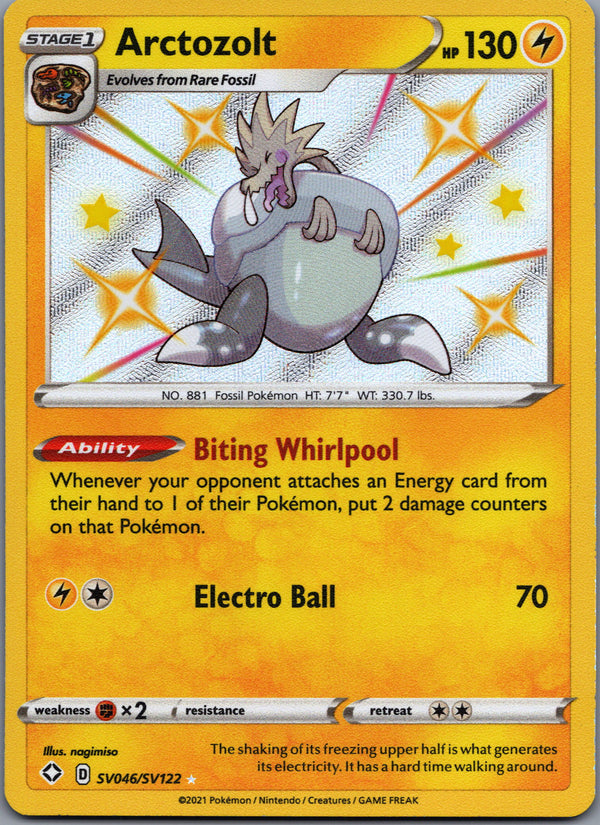 SV046 Arctozolt Shining Fates Rare Shiny NM