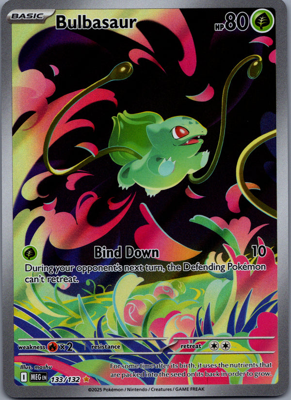 133 Bulbasaur Mega Evolution Illustration Rare Near Mint