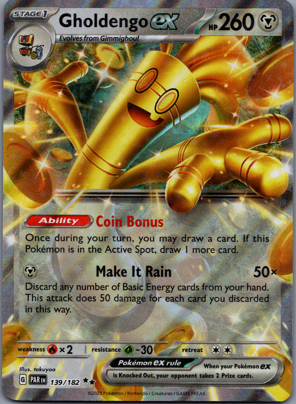 139 Gholdengo ex Paradox Rift Double Rare Near Mint