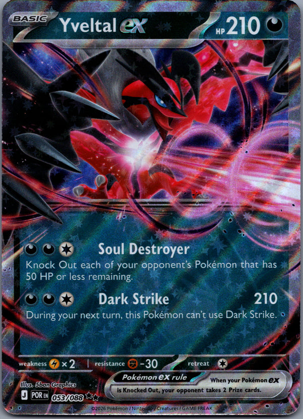 053 Yveltal ex Perfect Order Double Rare NM