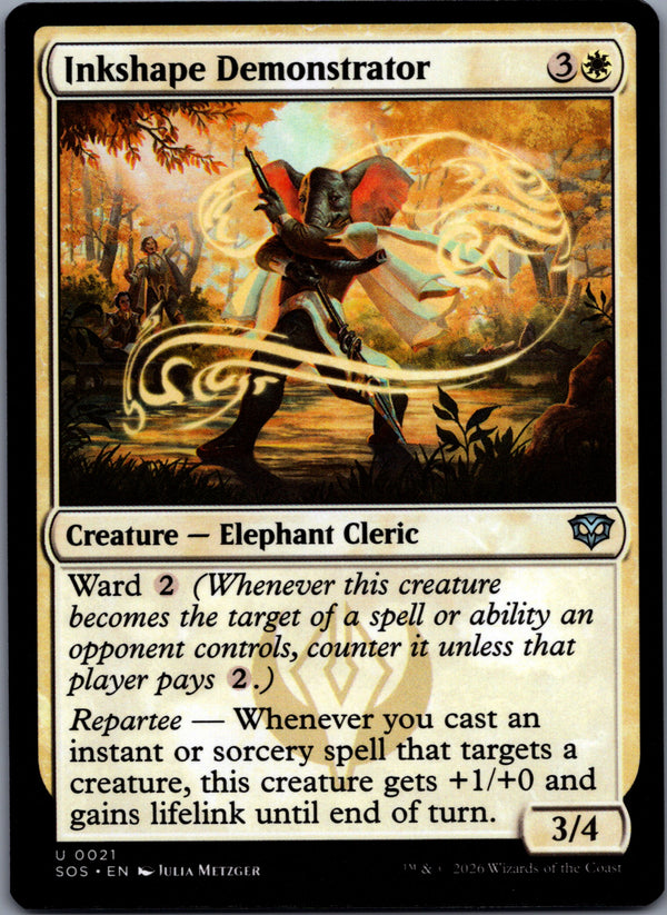 021 Inkshape Demonstrator Secrets of Strixhaven Uncommon Normal NM
