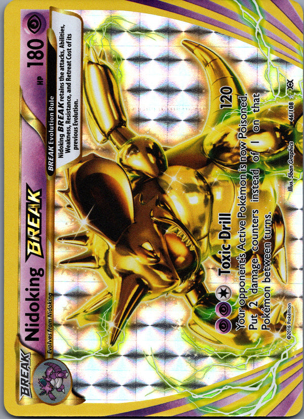046 Nidoking BREAK Evolutions Rare BREAK Lightly Played
