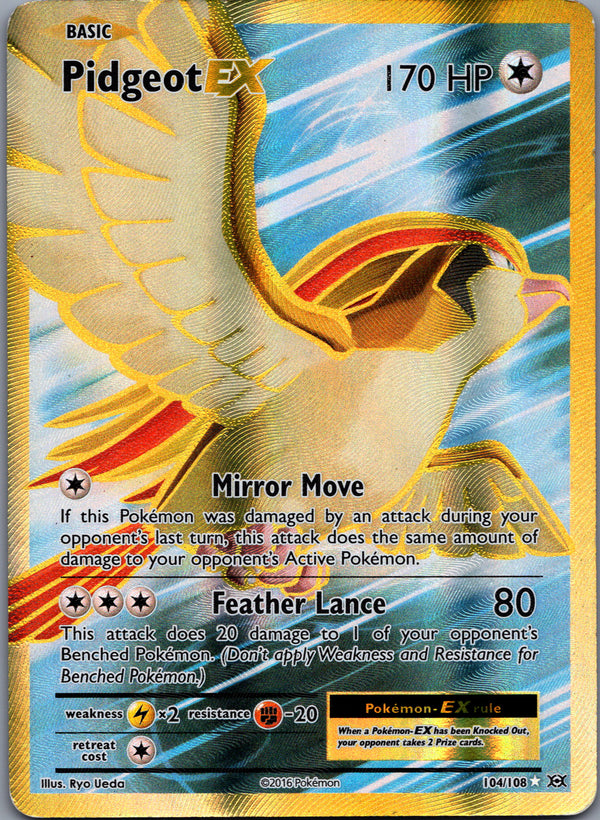 104 Pidgeot-EX Evolutions Rare Ultra HP