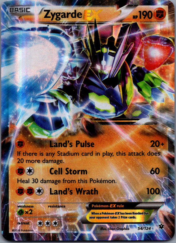 054 Zygarde-EX Fates Collide Rare Holo EX MP