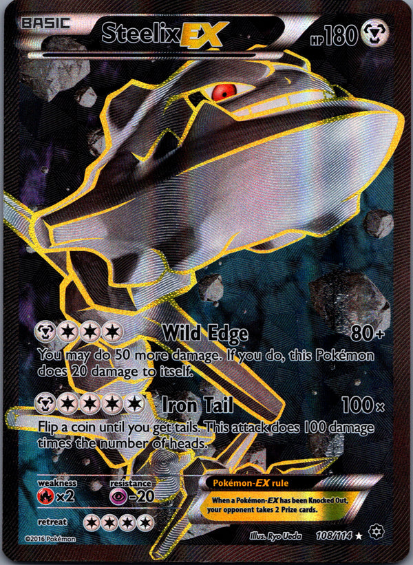 108 Steelix-EX Steam Siege Rare Ultra MP
