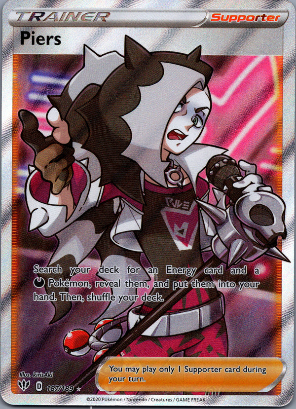 187 Piers Darkness Ablaze Rare Ultra Near Mint
