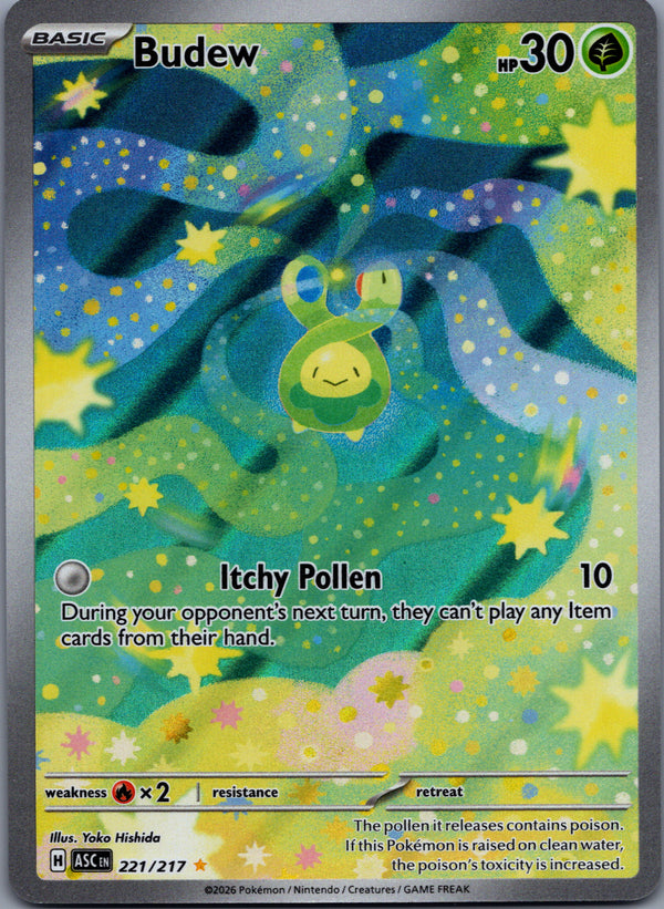 221 Budew Ascended Heroes Illustration Rare NM