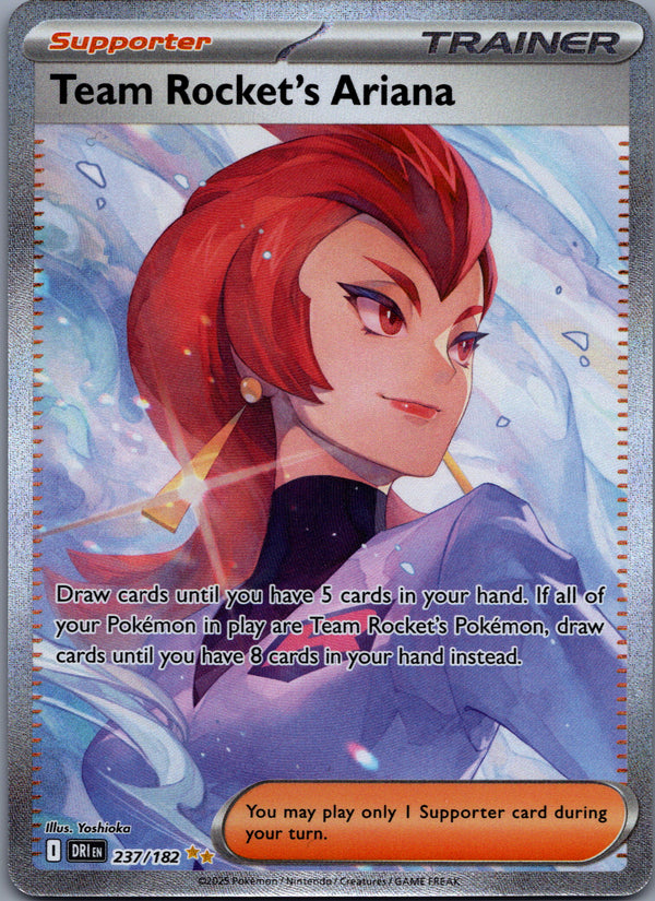 237 Team Rocket's Ariana Destined Rivals Special Illustration Rare NM