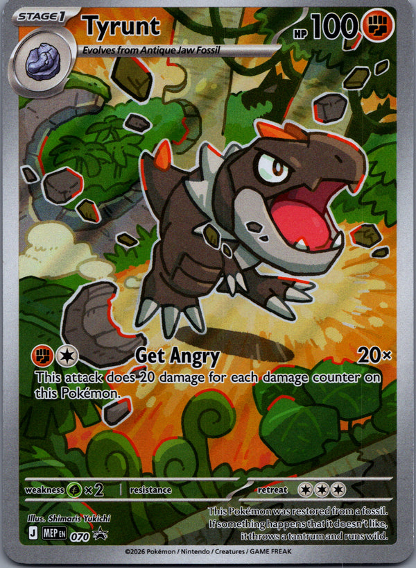 070 Tyrunt ME Black Star Promos Promo NM