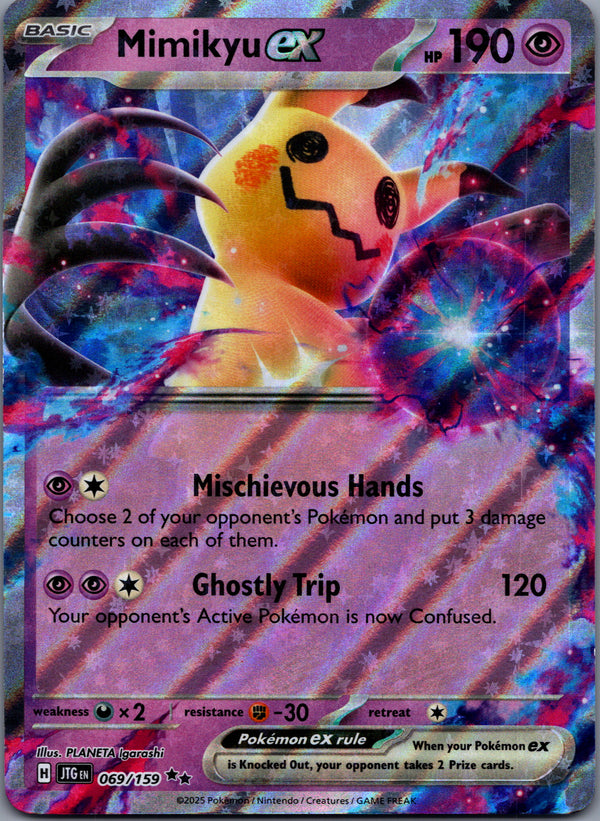 069 Mimikyu ex Journey Together Double Rare Near Mint