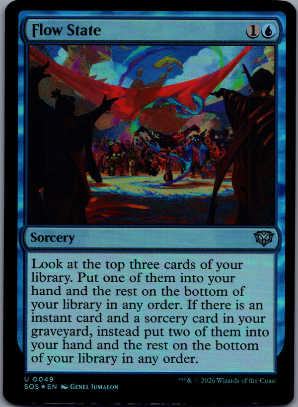 049 Flow State [Foil] Secrets of Strixhaven Uncommon Foil Near Mint