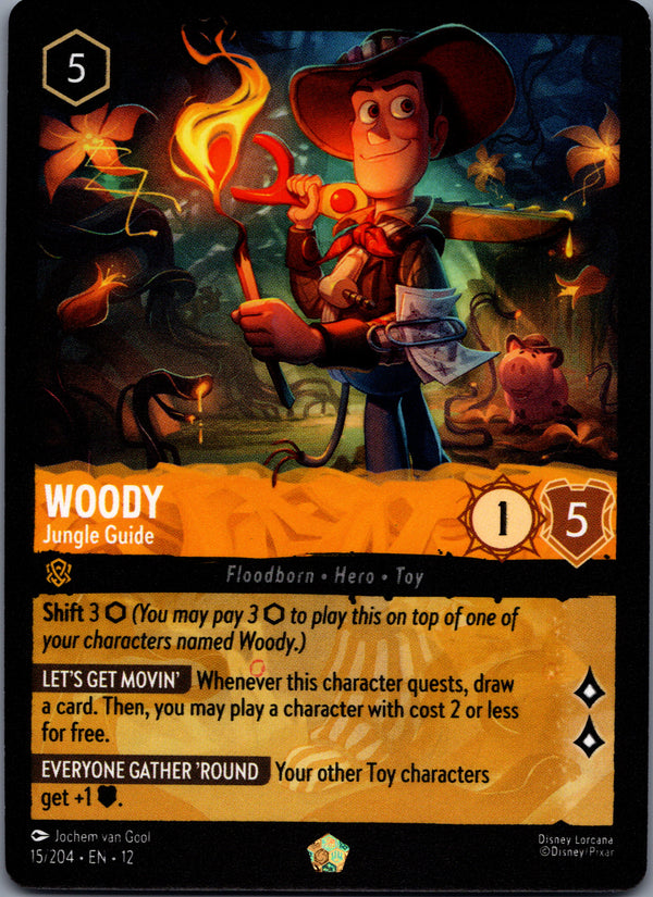 015 Woody - Jungle Guide Wilds Unknown Legendary Near Mint