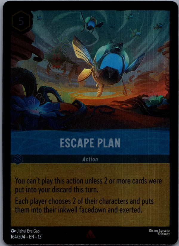 164 Escape Plan [Foil] Wilds Unknown Rare Near Mint