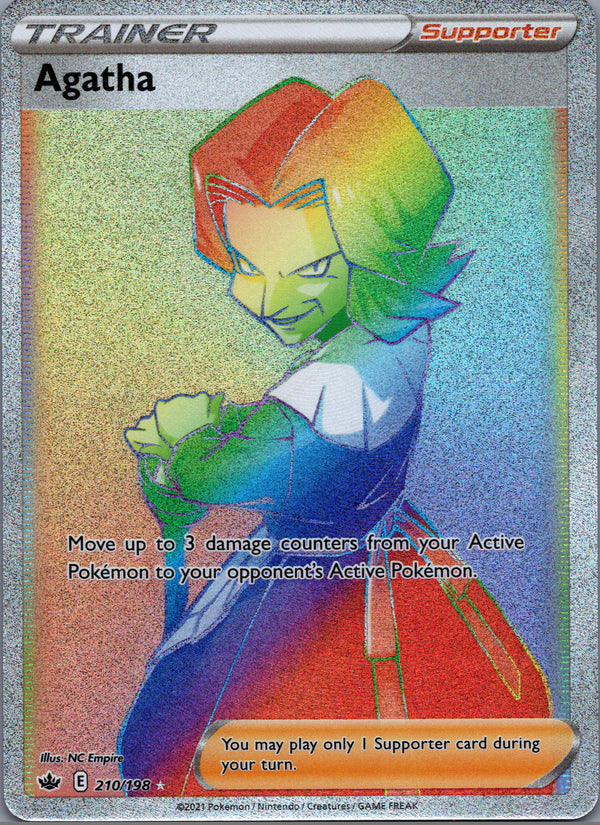 210 Agatha Chilling Reign Rare Rainbow Near Mint