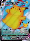 009 Surfing Pikachu VMAX Celebrations Holo Rare VMAX Near Mint