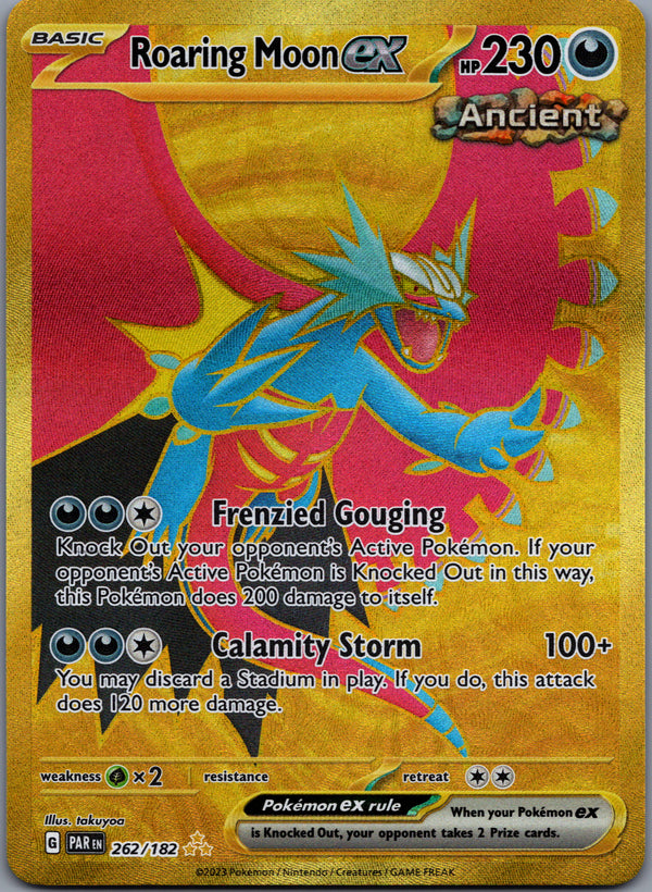 262 Roaring Moon ex Paradox Rift Hyper Rare Near Mint