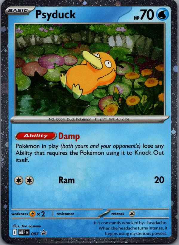007 Psyduck [Cosmos Holo] ME Black Star Promos Promo Near Mint