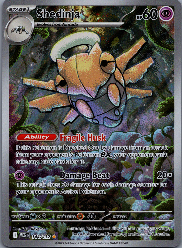 144 Shedinja Mega Evolution Illustration Rare Near Mint