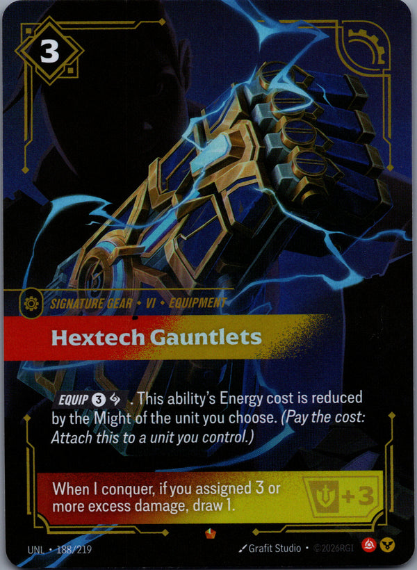 188 Hextech Gauntlets Unleashed Epic Near Mint