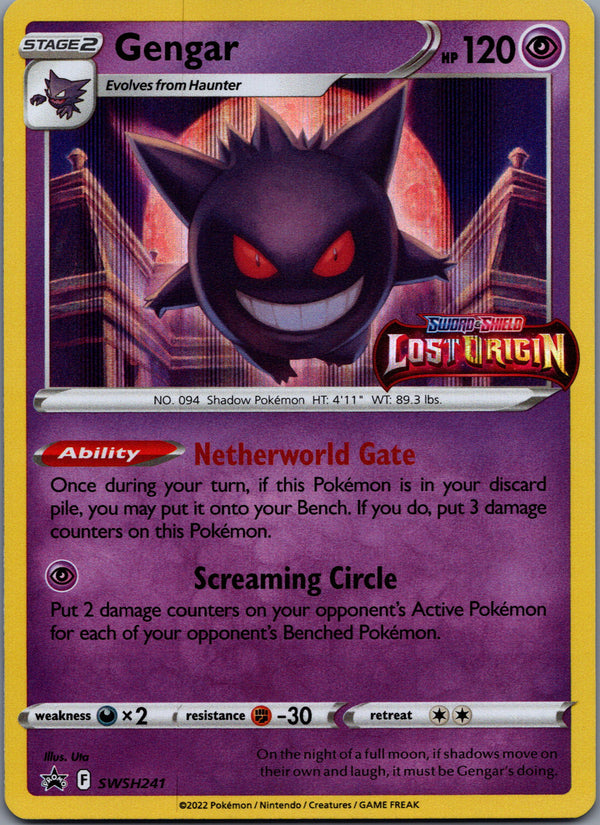 SWSH241 Gengar SWSH Black Star Promos Promo Near Mint