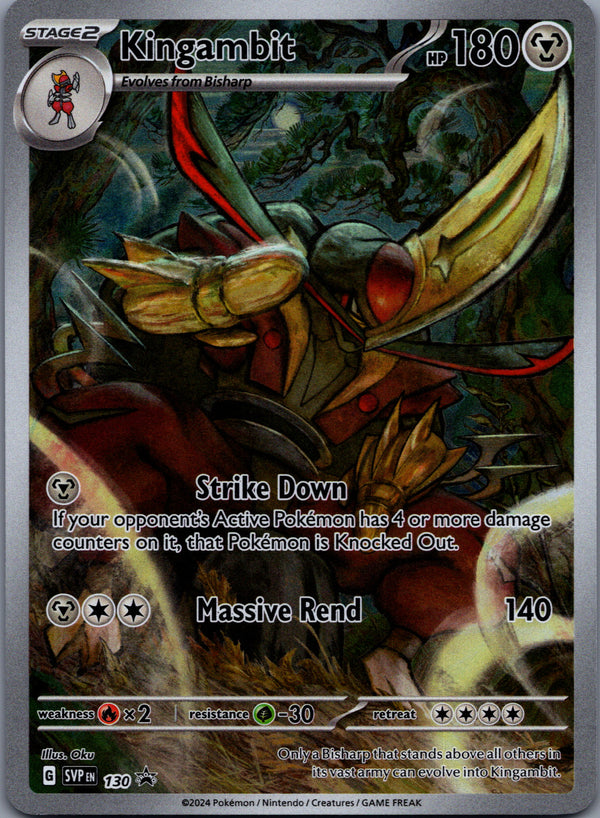 130 Kingambit SV Black Star Promos Promo Near Mint