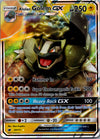 034 Alolan Golem-GX Crimson Invasion Rare Holo GX Lightly Played