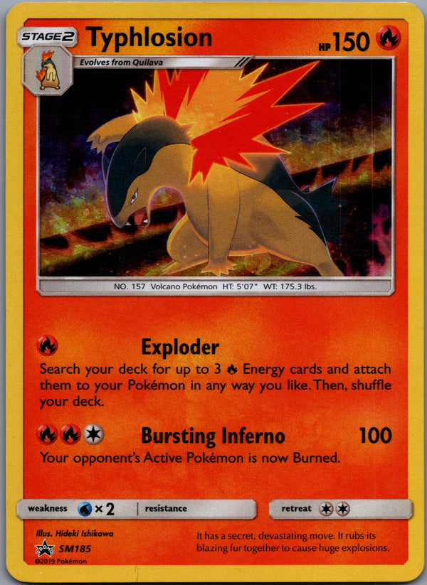 SM185 Typhlosion SM Black Star Promos Promo Lightly Played