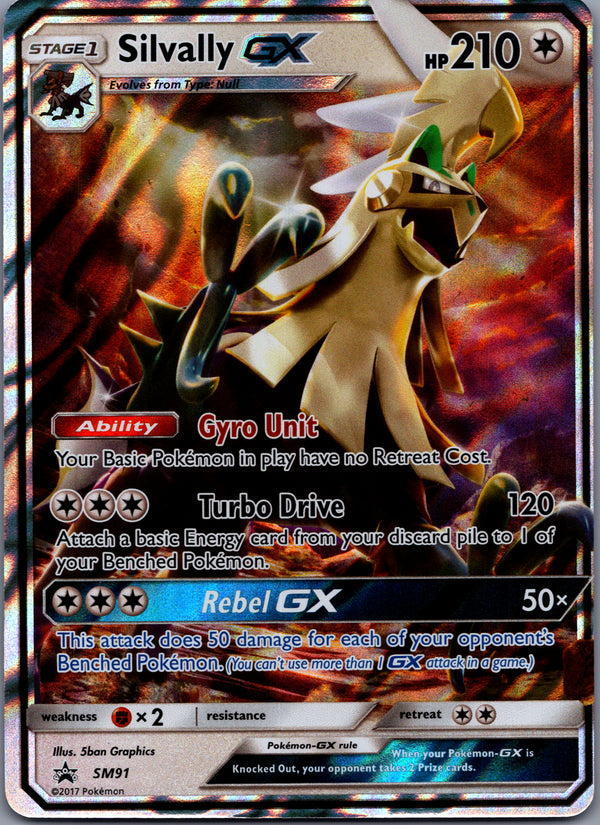SM91 Silvally-GX SM Black Star Promos Promo Lightly Played
