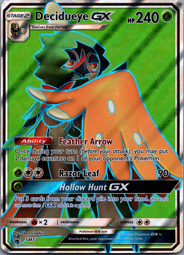 SM37 Decidueye-GX SM Black Star Promos Promo Moderately Played
