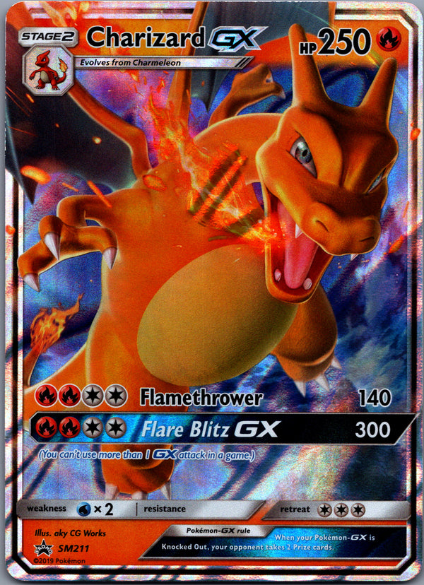 SM211 Charizard-GX SM Black Star Promos Promo Moderately Played