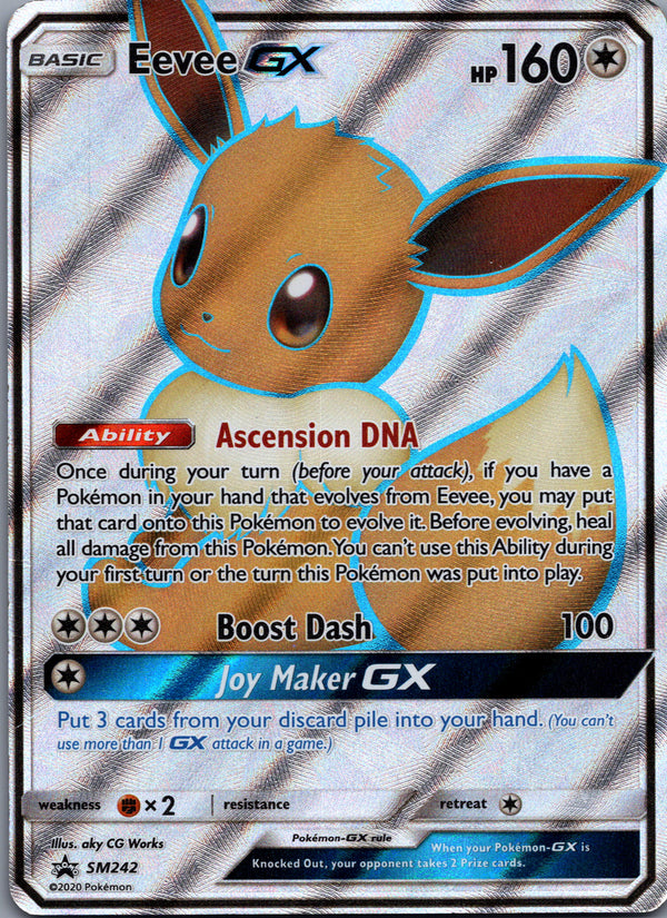 SM242 Eevee-GX SM Black Star Promos Promo Heavily Played