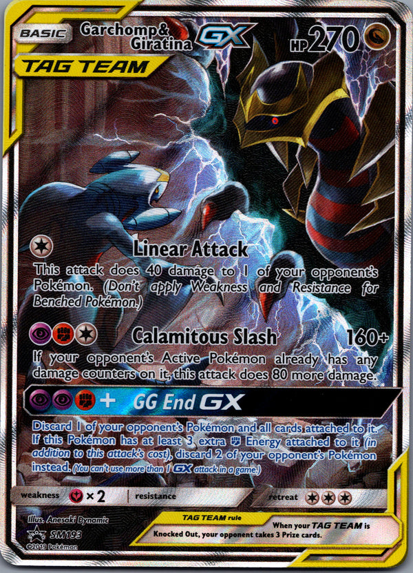 SM193 Garchomp & Giratina-GX SM Black Star Promos Promo Lightly Played