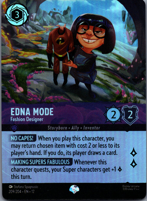 209 Edna Mode - Fashion Designer Wilds Unknown Epic Near Mint