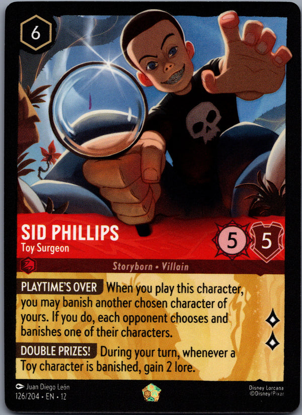 126 Sid Phillips - Toy Surgeon Wilds Unknown Legendary Near Mint