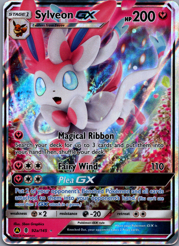 92a Sylveon-GXGuardians Rising Rare Holo GX MP