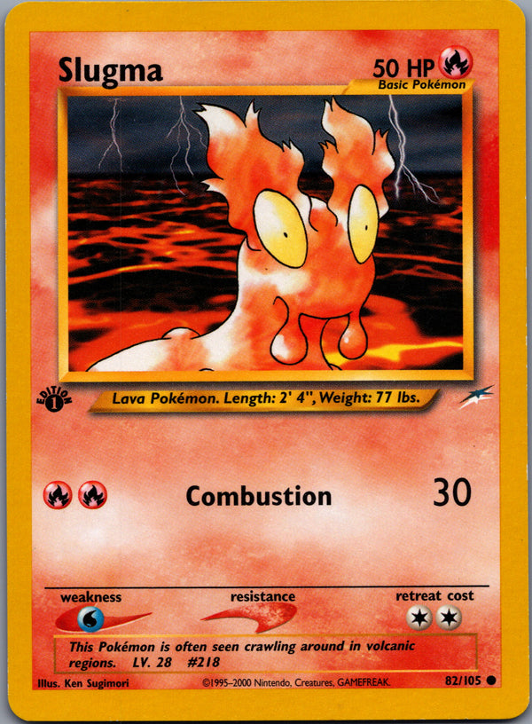 082 Slugma [1st Edition] Neo Destiny Common MP