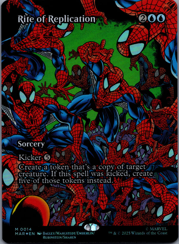 014 Rite of Replication [Foil] Marvel Universe Mythic Foil NM