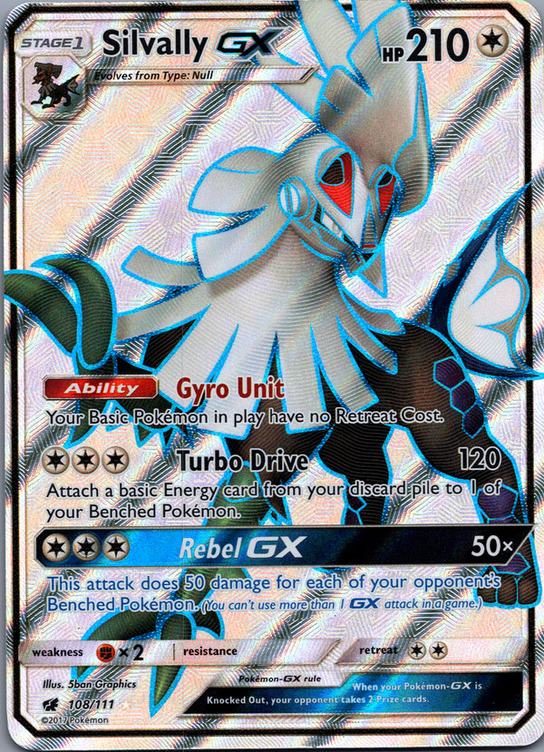 108 Silvally-GX Crimson Invasion Rare Ultra MP