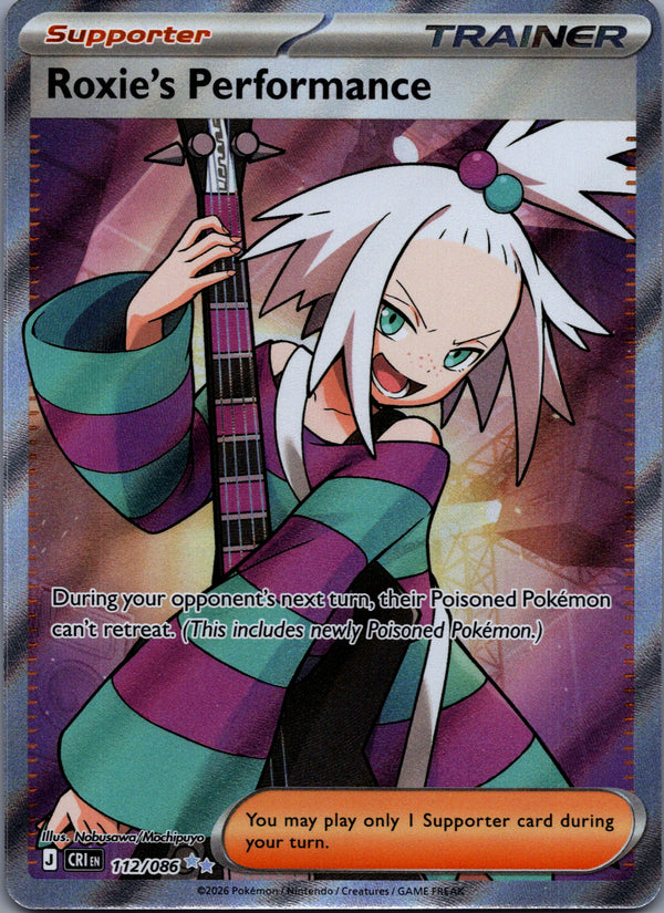 112 Roxie's Performance Chaos Rising Ultra Rare NM