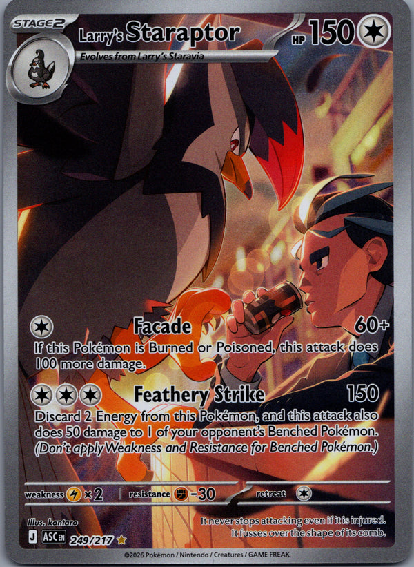 249 Larry's Staraptor Ascended Heroes Illustration Rare NM