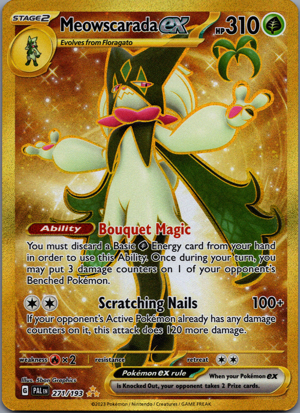 271 Meowscarada ex Paldea Evolved Hyper Rare NM