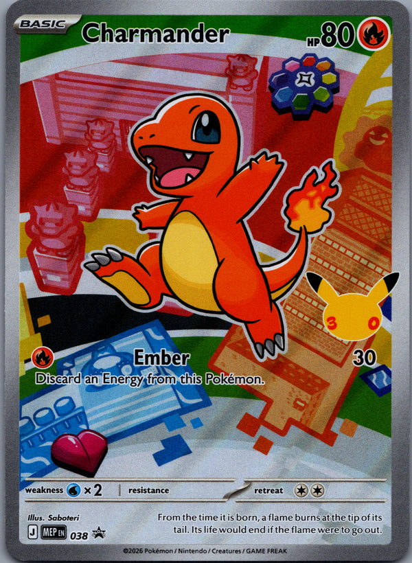 038 Charmander ME Black Star Promos Promo NM