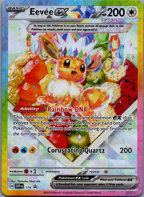 174 Eevee ex SV Black Star Promos Promo NM