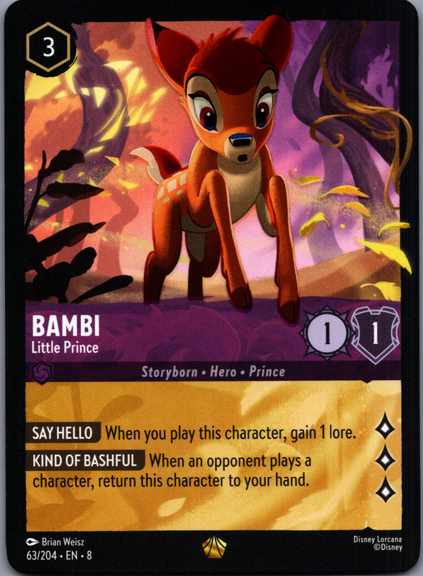 063 Bambi - Little Prince Reign of Jafar Legendary NM