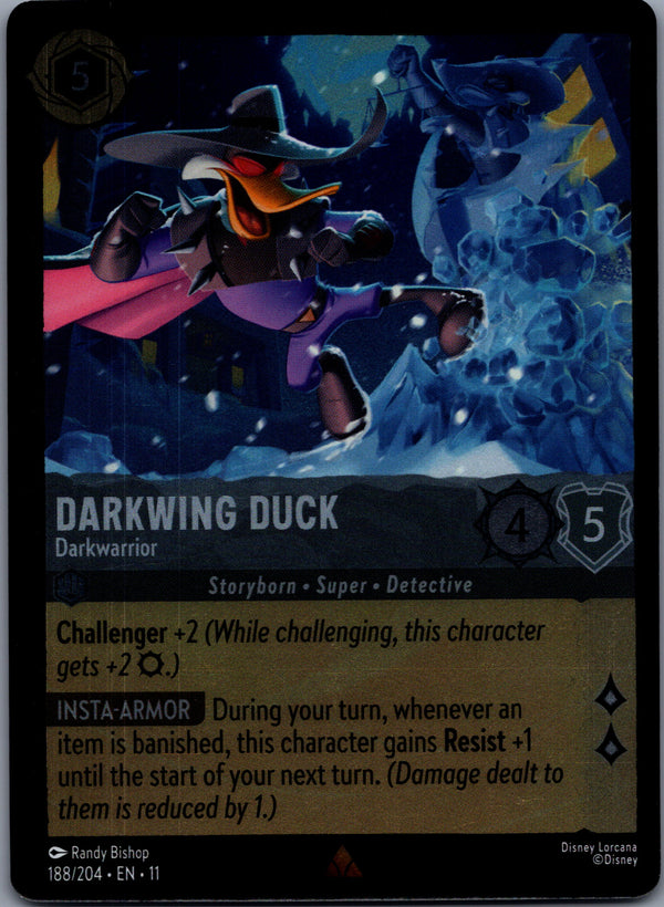 188 Darkwing Duck - Darkwarrior [Foil] Winterspell Rare NM